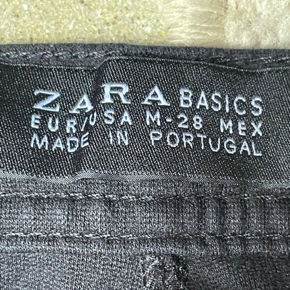 Zara Black Body Curve Skinny Jeggings (Size: 28) - Picture 8 of 12